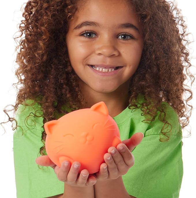 NeeDoh Super Cool Cat – Squishy Cat Stress & Fidget Toy | Assorted Colors | Ages 3+